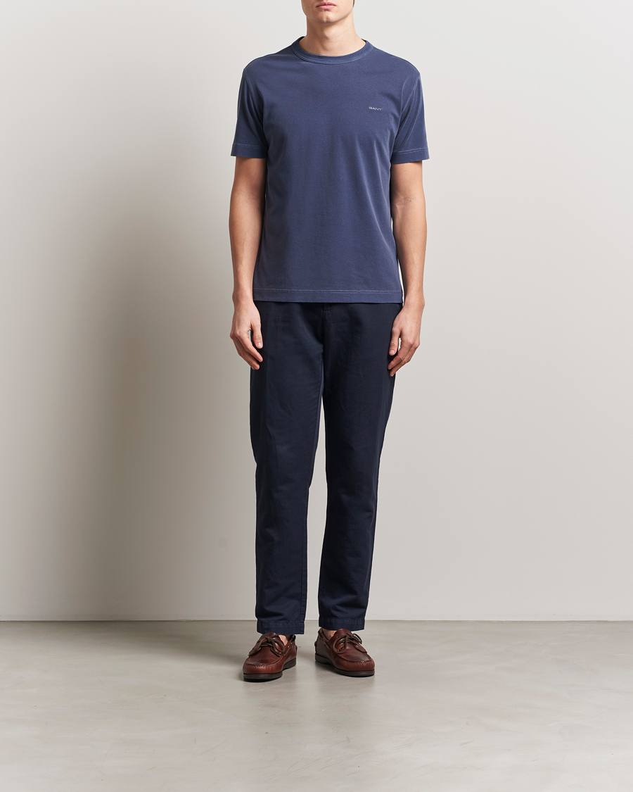 Hombres | Camisetas | GANT | Sunfaded T-Shirt Persian Blue