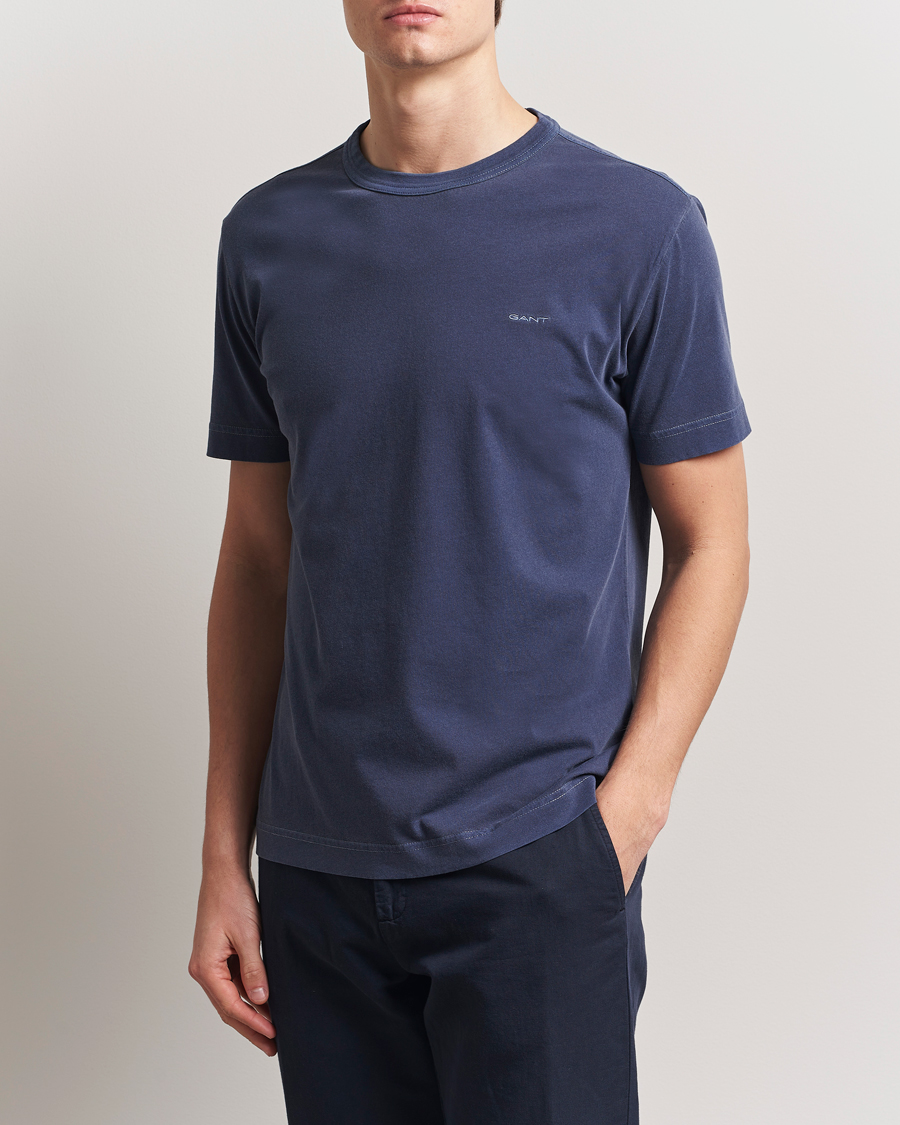 Hombres | Camisetas | GANT | Sunfaded T-Shirt Persian Blue