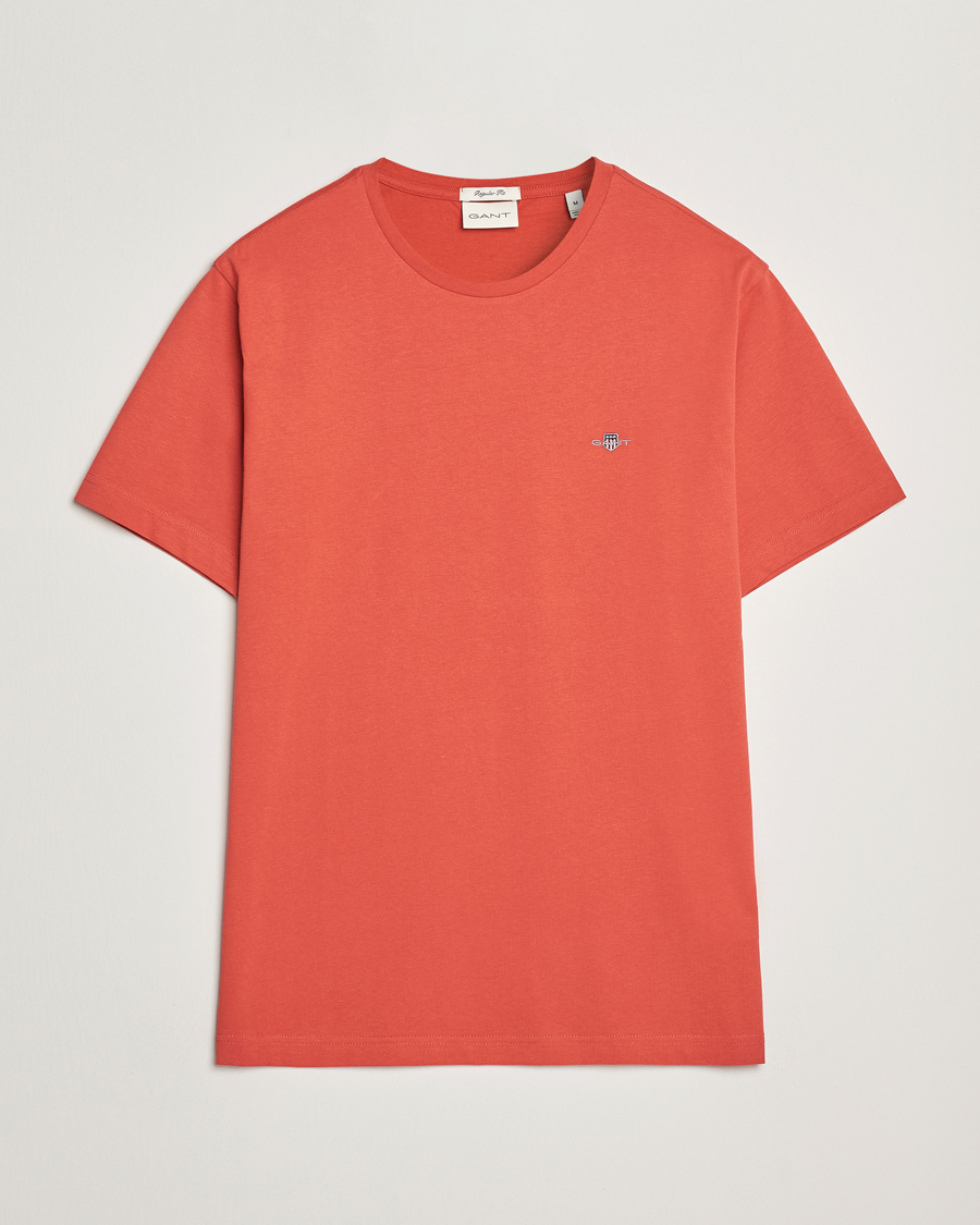 Hombres | Camisetas | GANT | The Original T-Shirt Brick Red