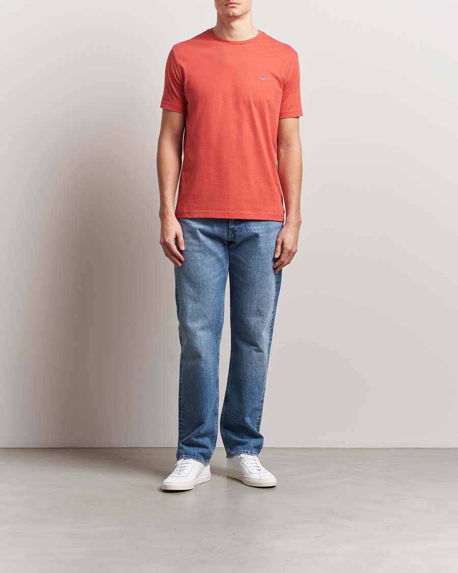 Hombres | Camisetas | GANT | The Original T-Shirt Brick Red