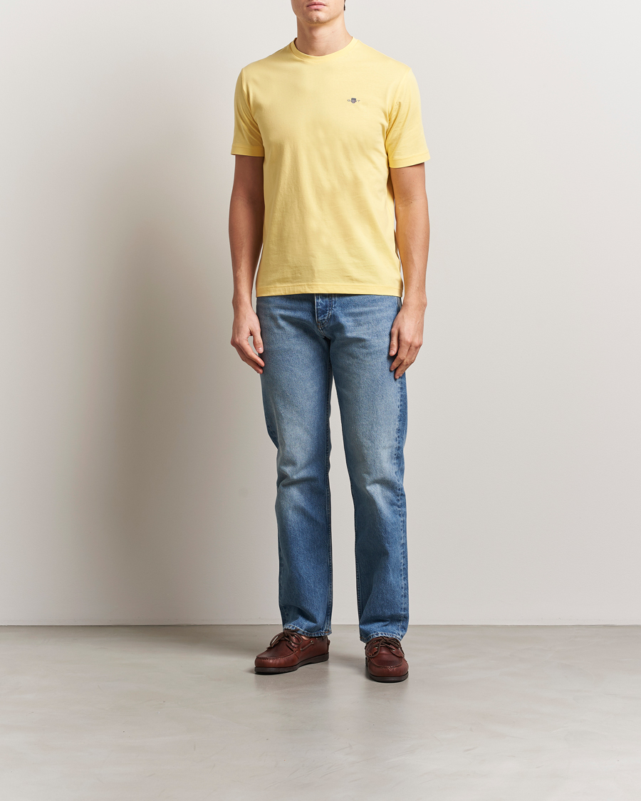 Hombres | Camisetas | GANT | The Original T-Shirt Banana Yellow