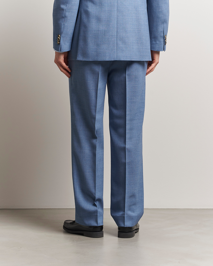 Hombres | Pantalones | GANT | Mouline Wool Suit Trousers Salty Sea