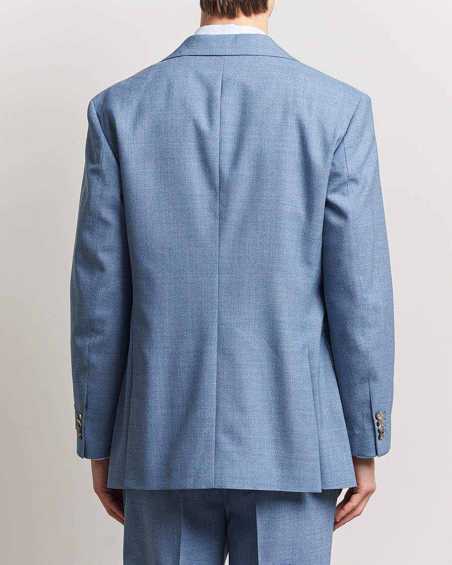 Hombres | Blazers | GANT | Mouline Wool Double Breasted Suit Jacket Salty Sea