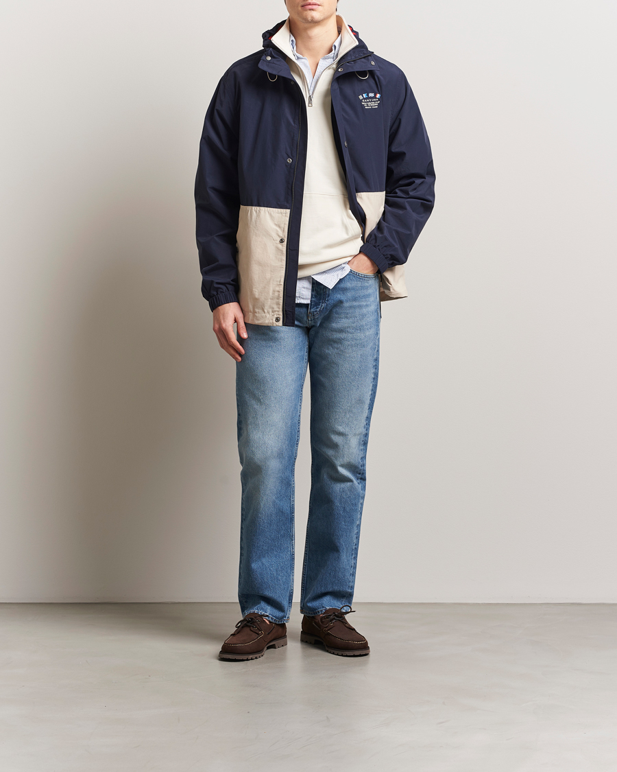 Hombres | Abrigos y chaquetas | GANT | Blocked Windshielder Jacket Classic Blue