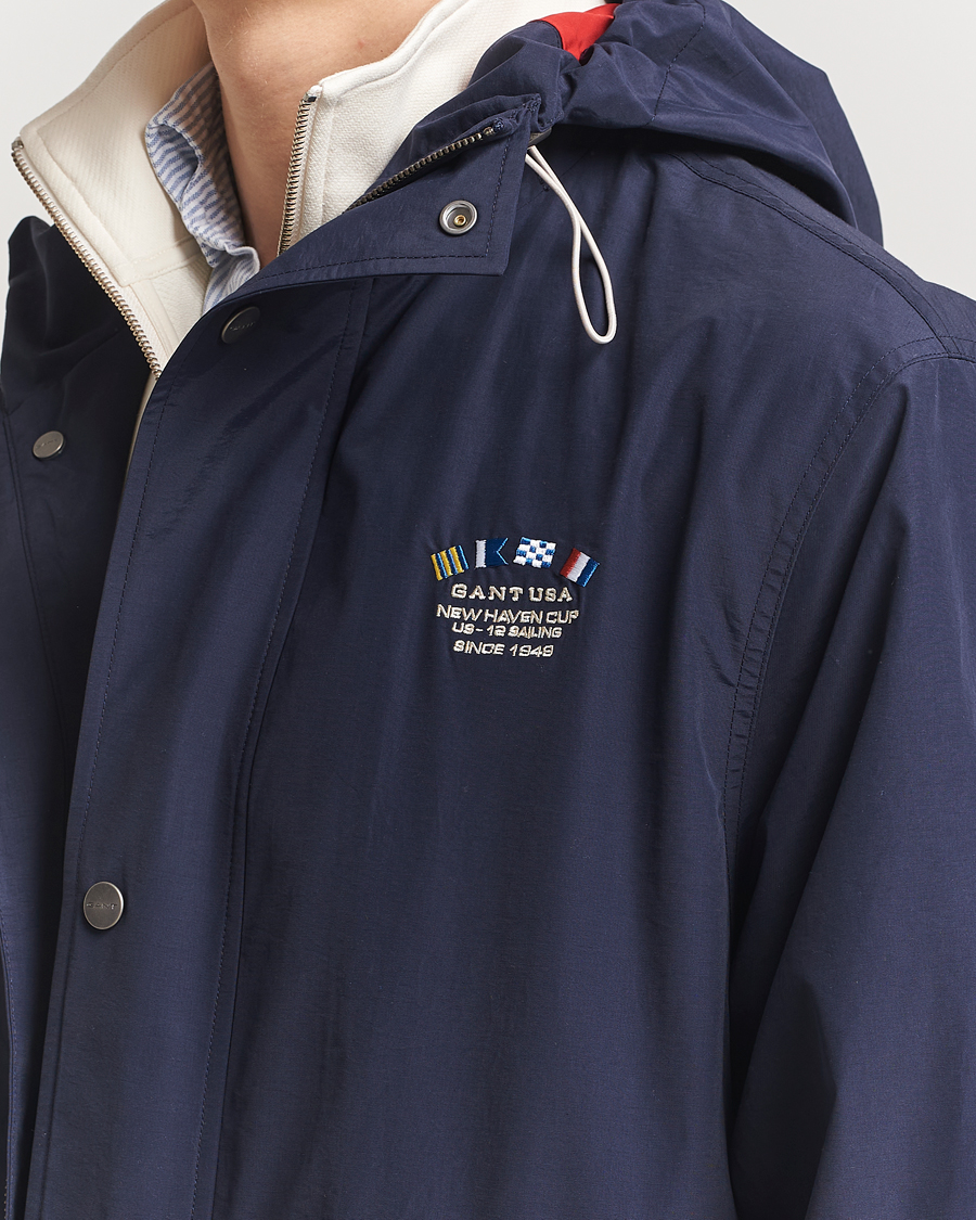 Hombres | Abrigos y chaquetas | GANT | Blocked Windshielder Jacket Classic Blue