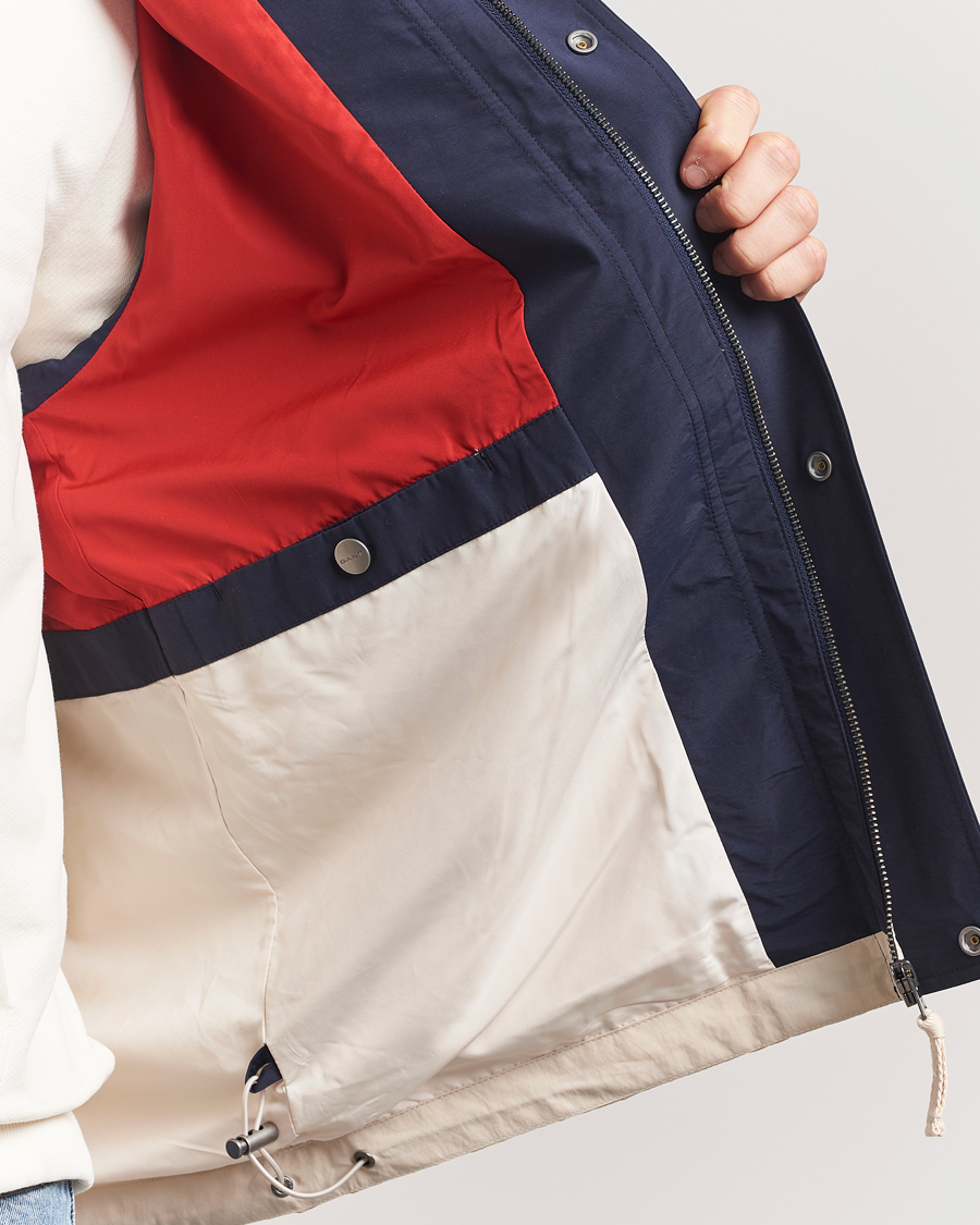 Hombres | Abrigos y chaquetas | GANT | Blocked Windshielder Jacket Classic Blue