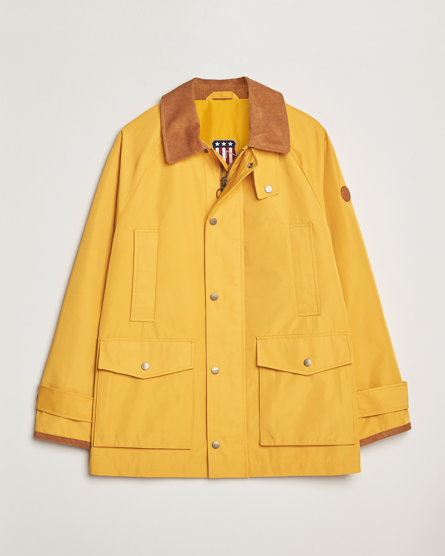 Hombres | Abrigos y chaquetas | GANT | Spring Decker Jacket Golden Yellow