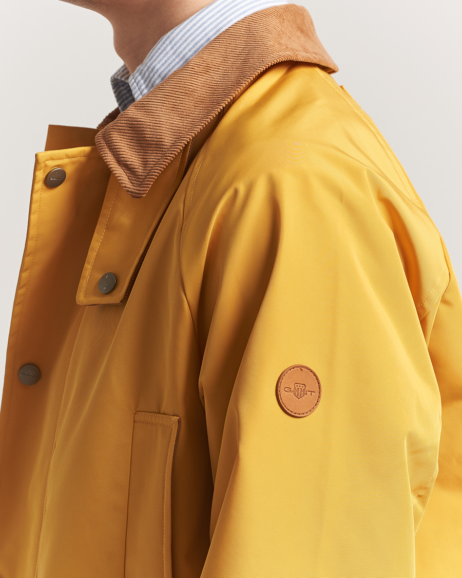 Hombres | Abrigos y chaquetas | GANT | Spring Decker Jacket Golden Yellow