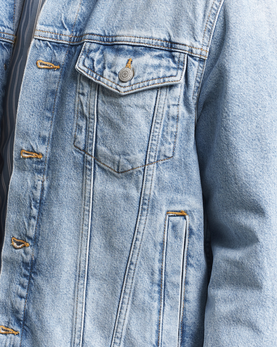 Hombres | Abrigos y chaquetas | GANT | Denim Jacket Light Blue Vintage