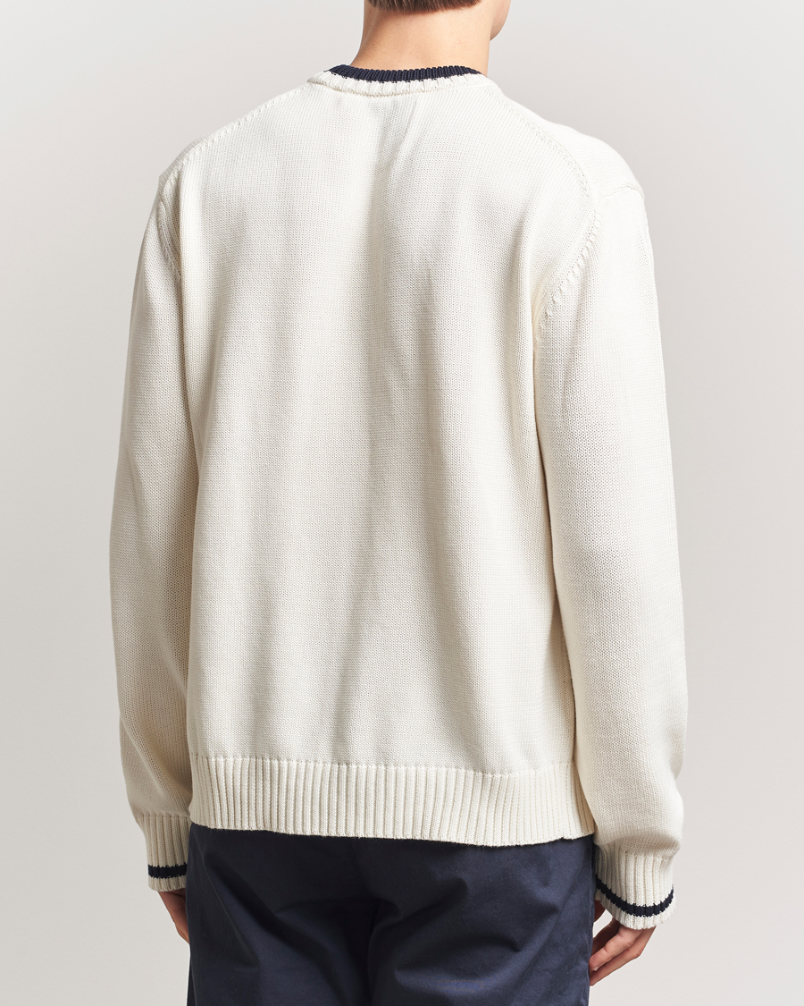 Hombres | Jerséis y prendas de punto | GANT | Flag Intarsia Knitted Sweater Eggshell