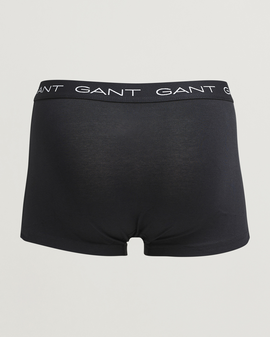 Hombres | Ropa interior y calcetines | Gant | 3-Pack Trunks Black