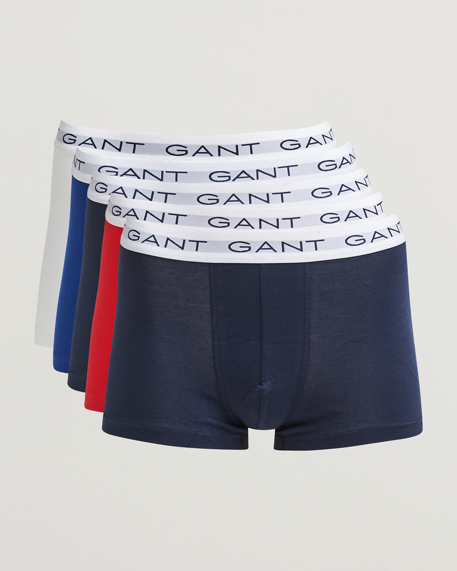 Hombres | Ropa interior y calcetines | Gant | 5-Pack Trunks Multi