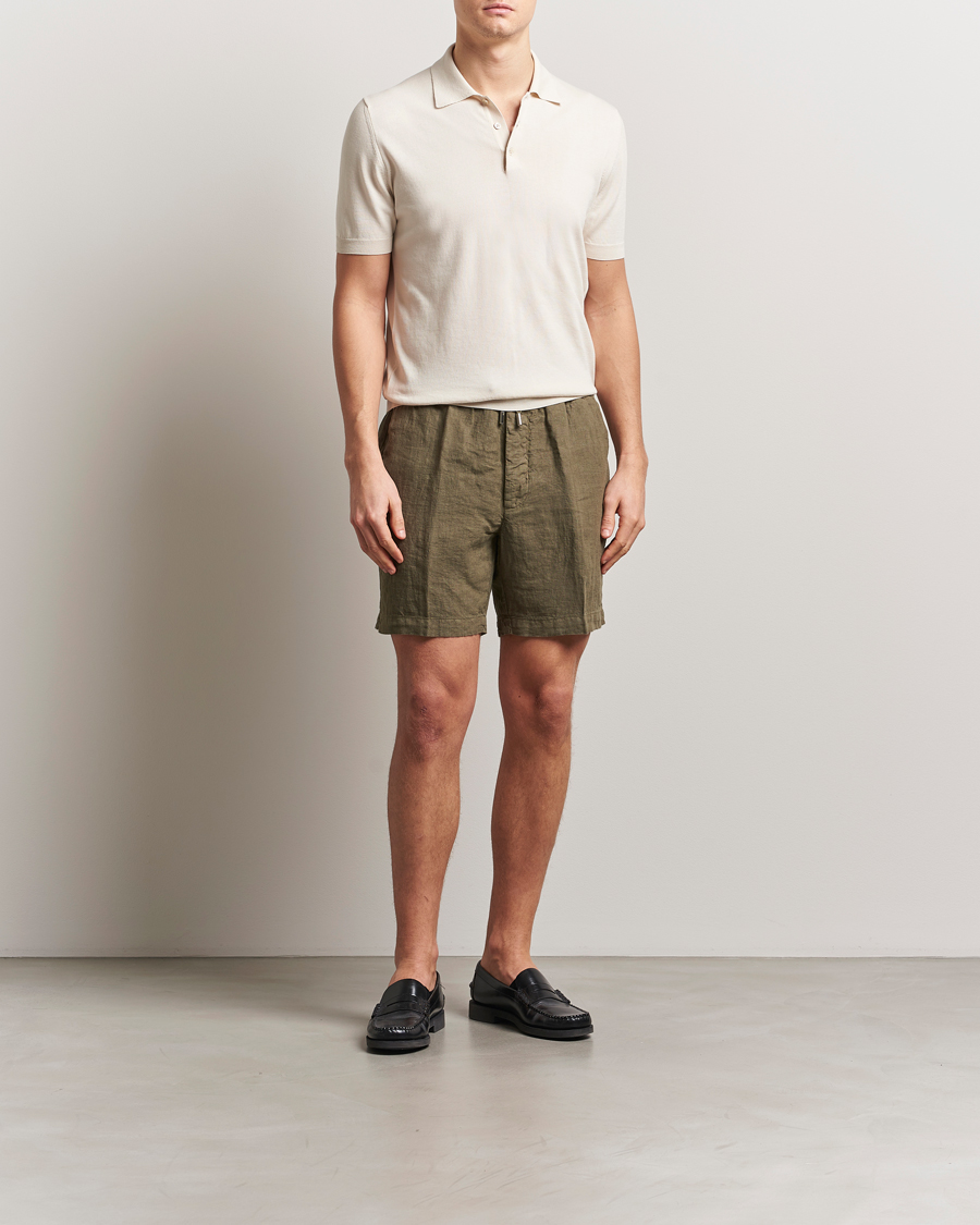 Hombres | Polos | Altea | Short Sleeve Cotton Polo Off White