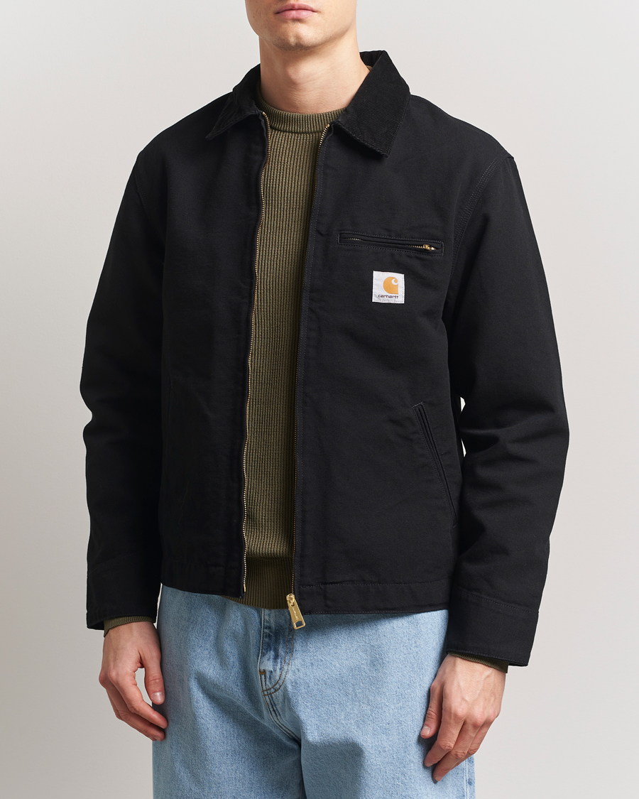 Hombres | Abrigos y chaquetas | Carhartt WIP | Detroit Jacket Dearborn Canvas Black