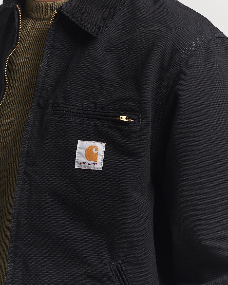 Hombres | Abrigos y chaquetas | Carhartt WIP | Detroit Jacket Dearborn Canvas Black