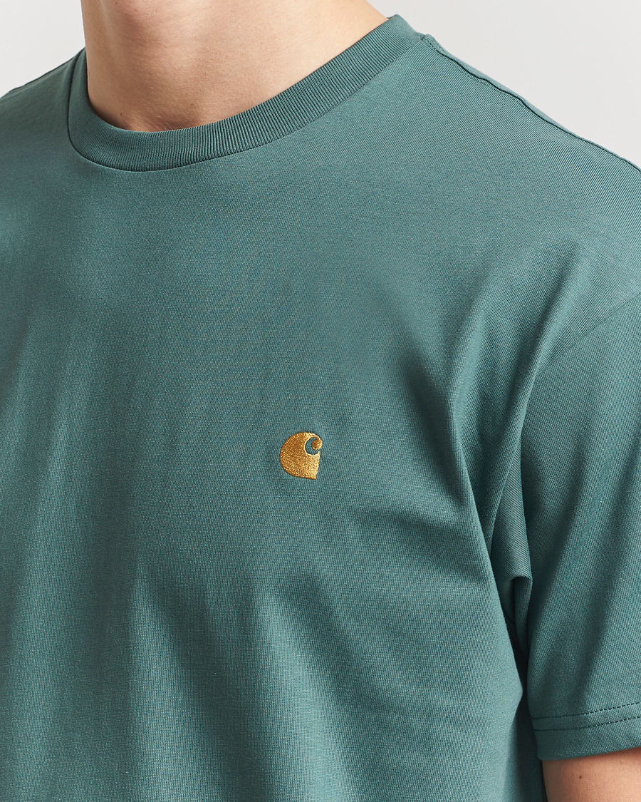 Hombres | Camisetas | Carhartt WIP | Chase Short Sleeve T-Shirt Silver Pine