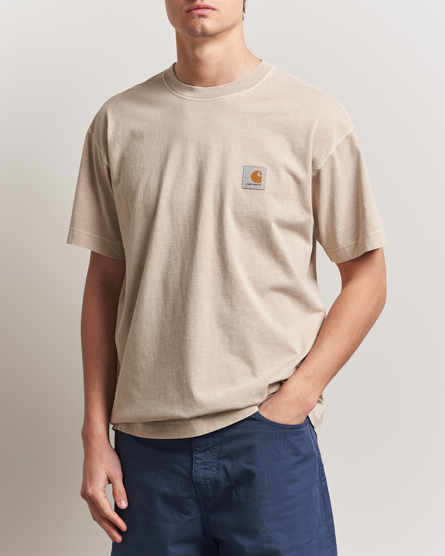 Hombres | Camisetas | Carhartt WIP | Nelson Cotton T-Shirt Fleur De Sel