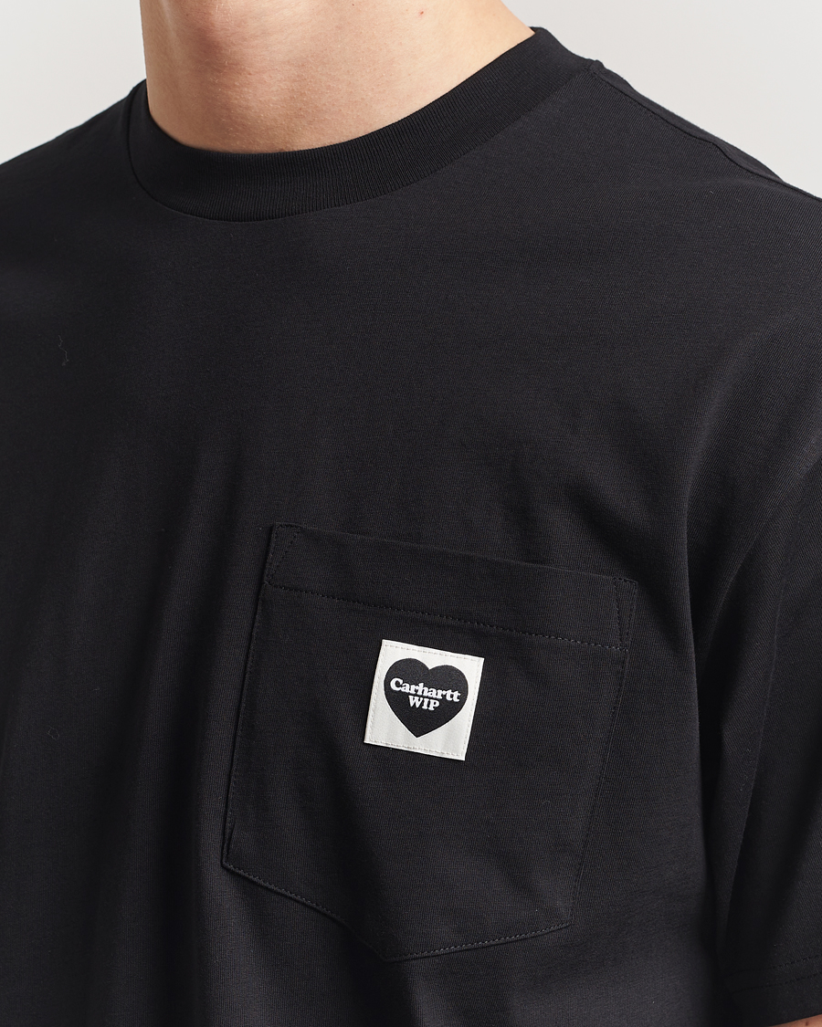 Hombres | Camisetas | Carhartt WIP | Pocket Heart T-Shirt Black