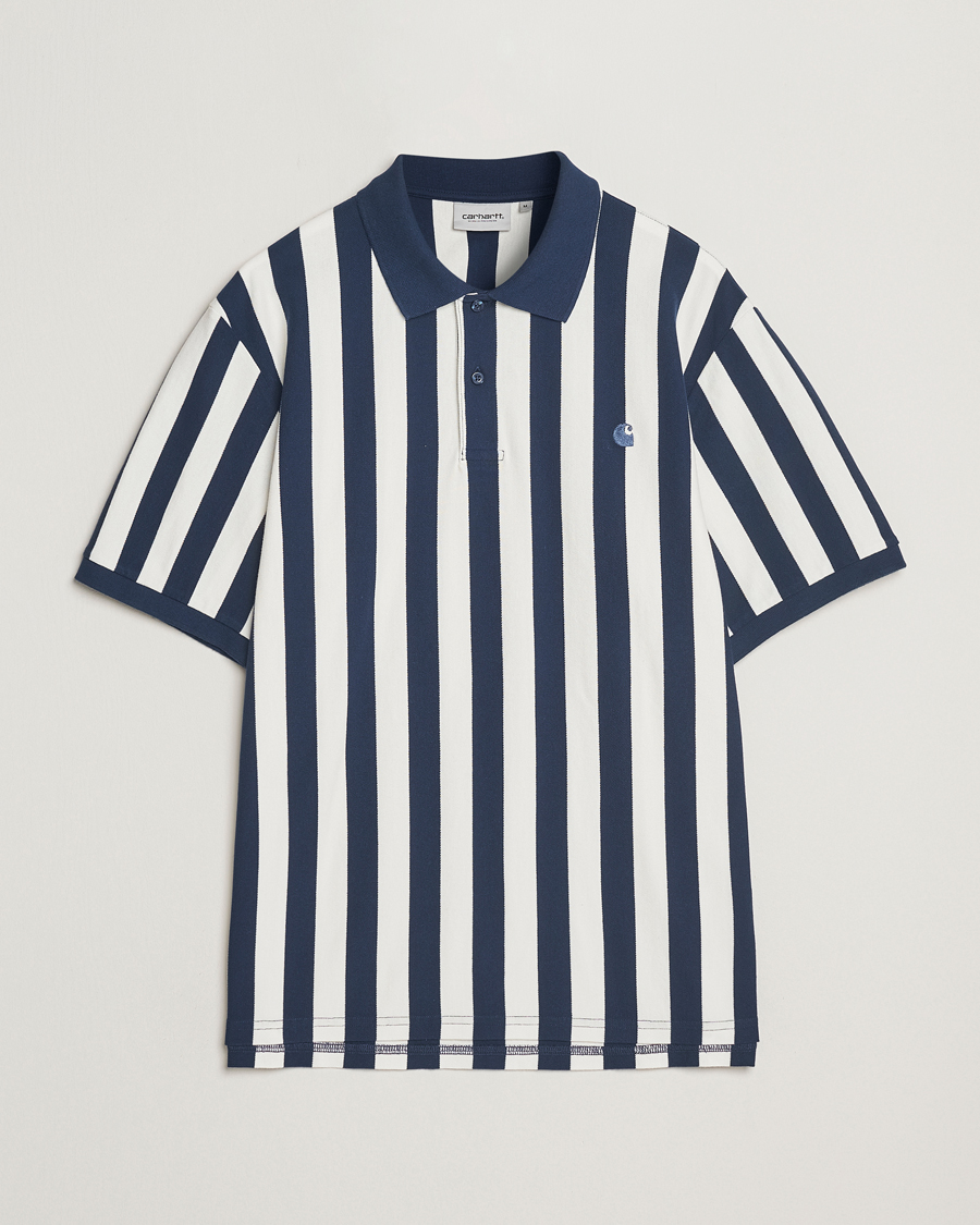 Hombres | Polos | Carhartt WIP | Boynton Piqué Polo Blue