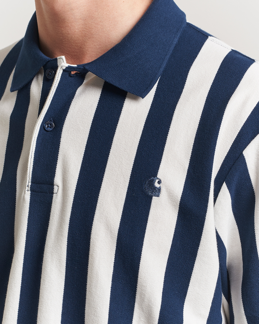 Hombres | Polos | Carhartt WIP | Boynton Piqué Polo Blue