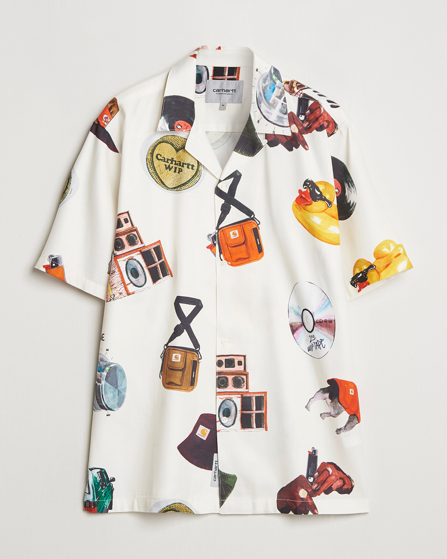 Hombres | Camisas | Carhartt WIP | Jacob Rochester Printed Shirt White