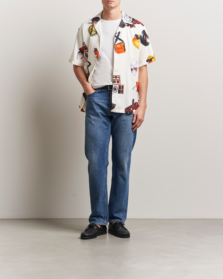 Hombres | Camisas | Carhartt WIP | Jacob Rochester Printed Shirt White