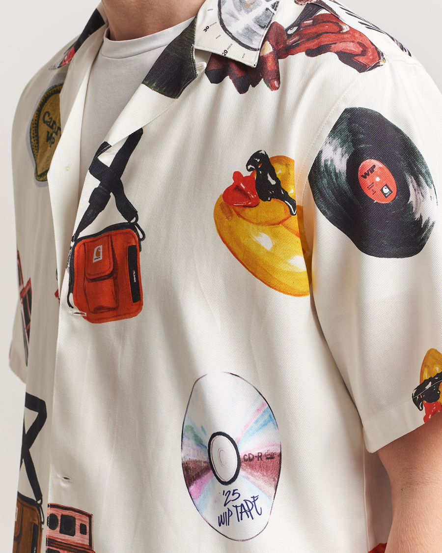 Hombres | Camisas | Carhartt WIP | Jacob Rochester Printed Shirt White