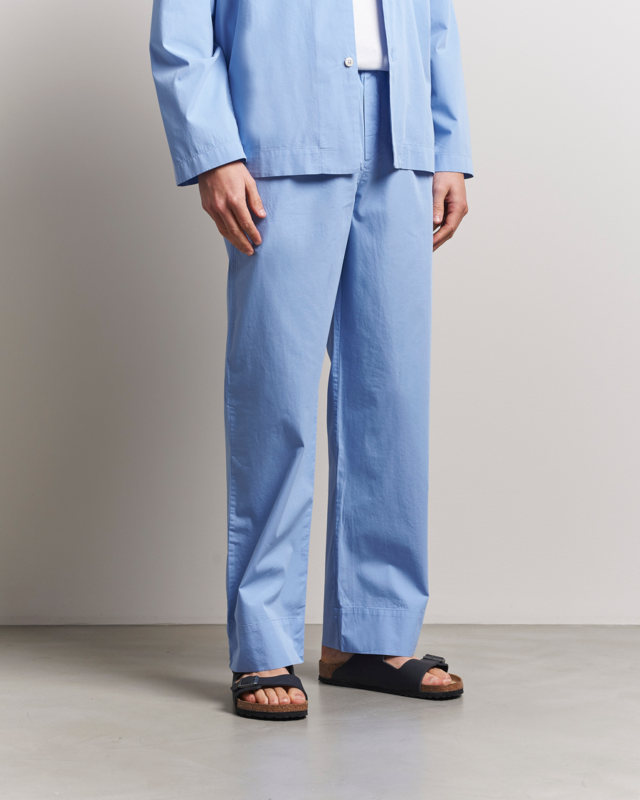 Hombres | Pijamas y batas | Tekla | Poplin Pyjama Pants Cornflower Blue