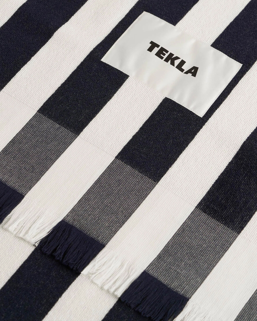 Hombres | Telas | Tekla | TeklaOrganic Terry Beach TowelCala Stripes