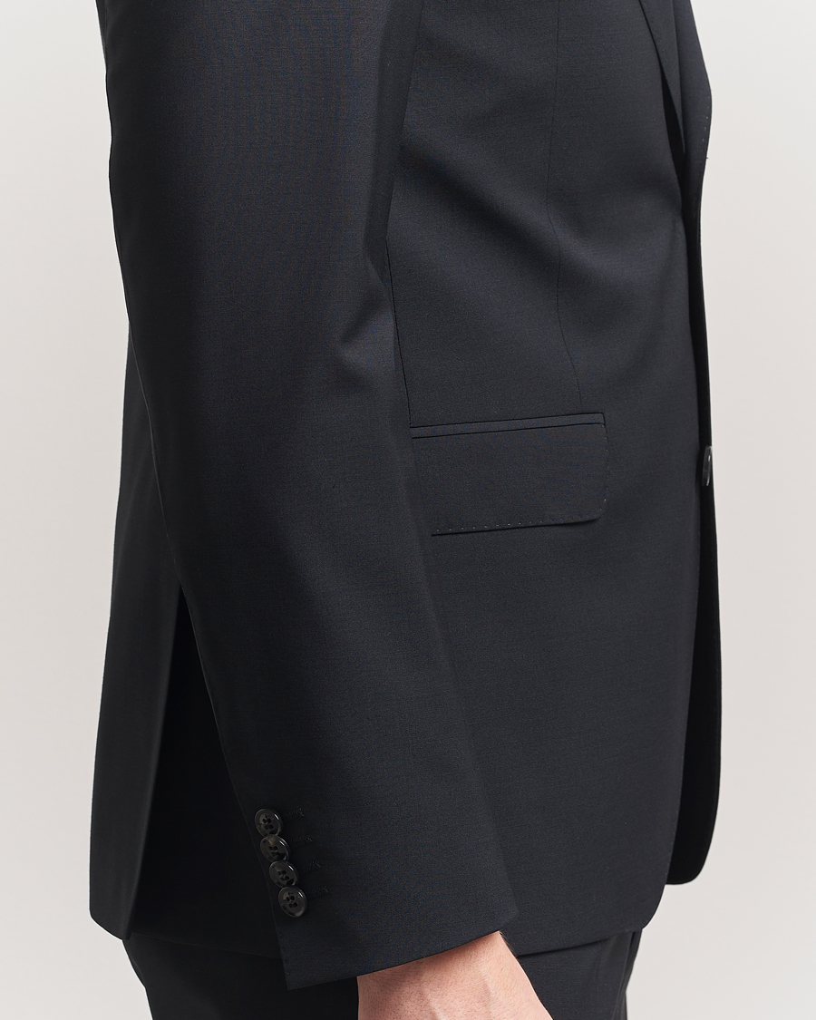 Hombres | Blazers | Oscar Jacobson | Ego Wool Blend Blazer Black