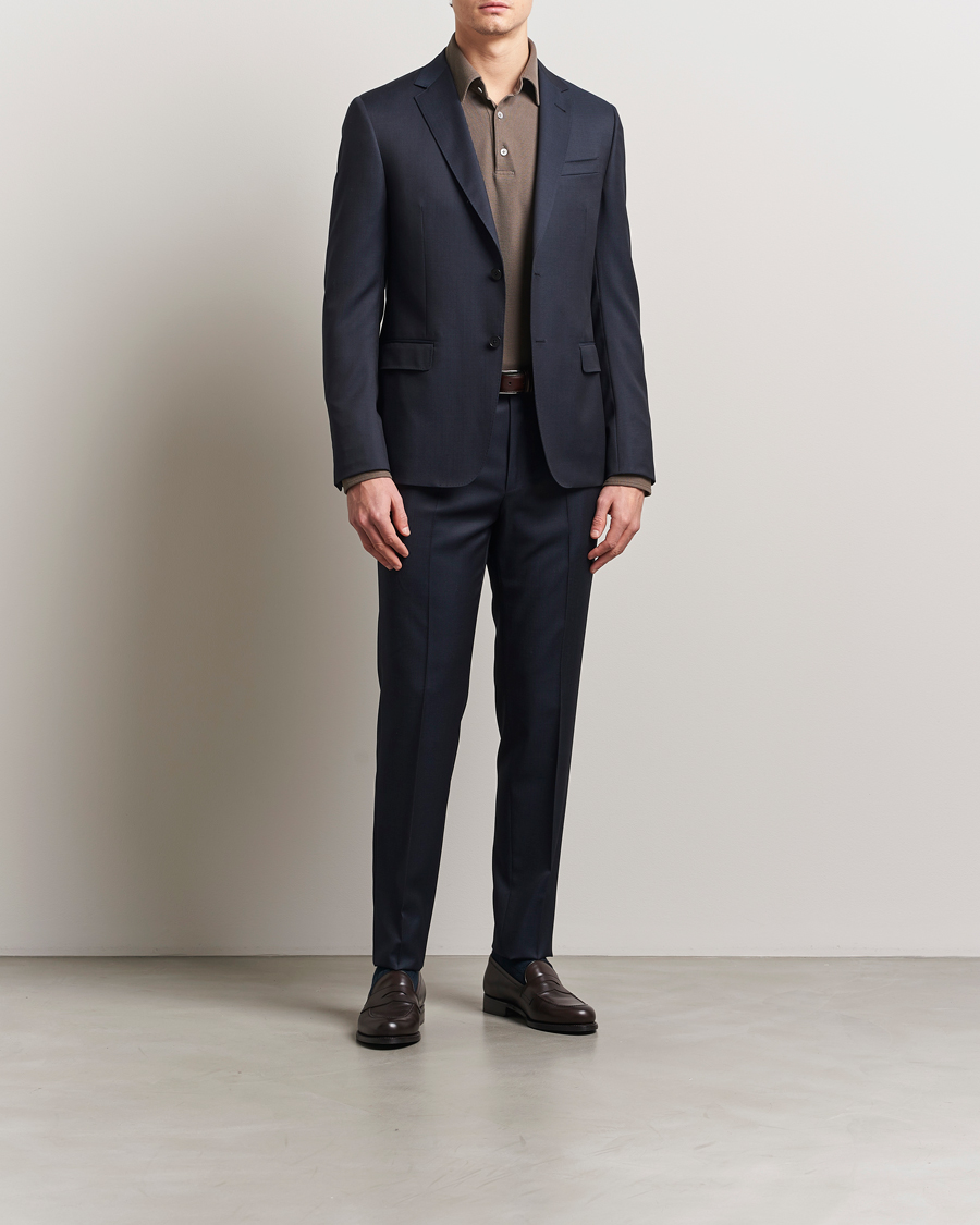 Hombres | Trajes | Zegna | Tailored Wool Suit Navy