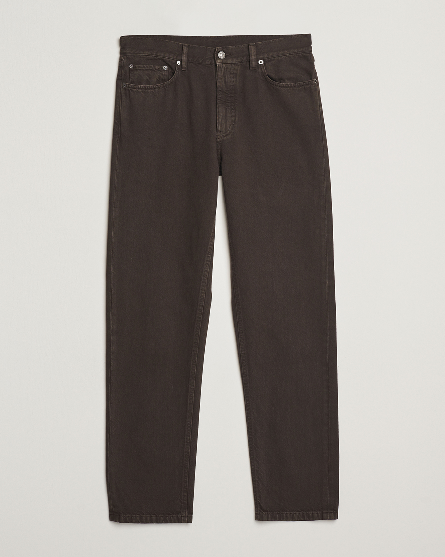 Hombres | Pantalones | Zegna | 5-Pocket Marbled Denim Pants Brown