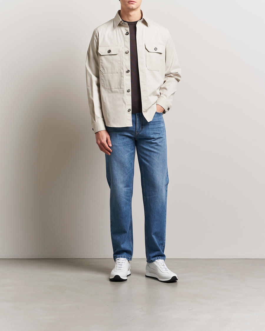 Hombres | Pantalones | Zegna | 5-Pocket Denim Jeans Medium Blue Wash