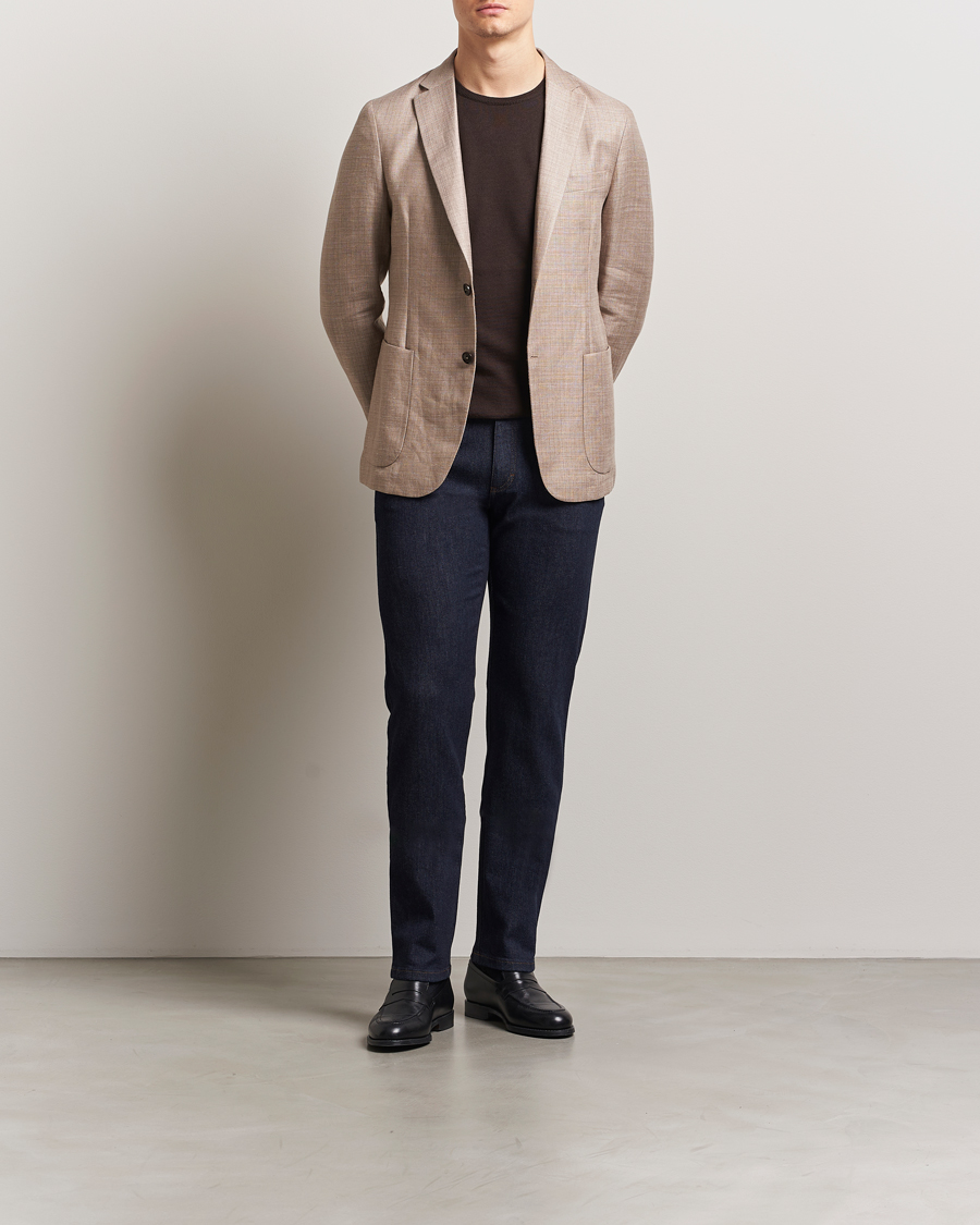 Hombres | Pantalones | Zegna | 5-Pocket Denim Jeans Dark Rinse
