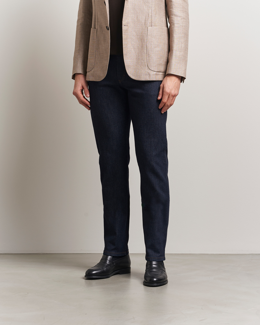 Hombres | Pantalones | Zegna | 5-Pocket Denim Jeans Dark Rinse