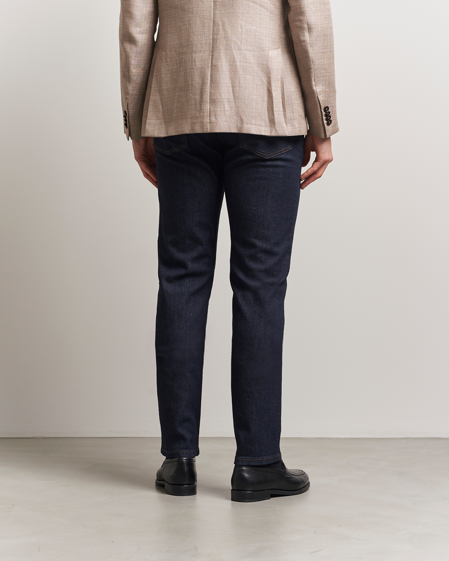 Hombres | Pantalones | Zegna | 5-Pocket Denim Jeans Dark Rinse