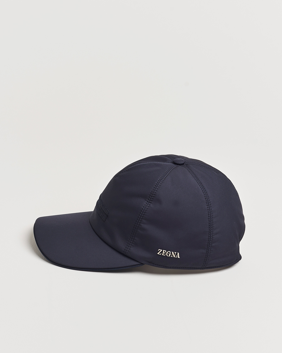 Hombres | Sombreros y gorras | Zegna | Padded Baseball Cap Navy