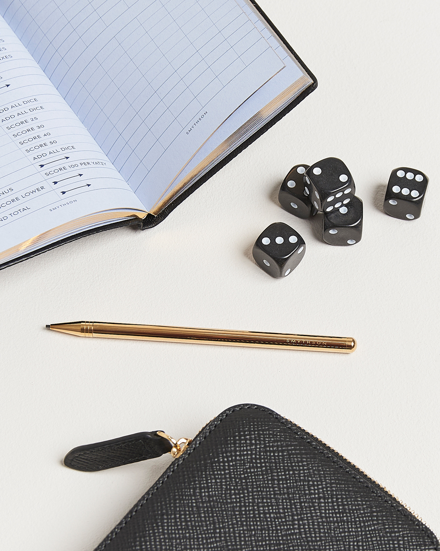 Hombres | Juegos | Smythson | Panama Yatzy Set Black