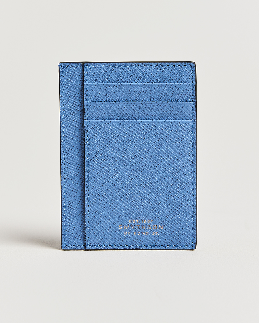 Hombres | Billeteras | Smythson | Panama 773 Cardholder Nile Blue