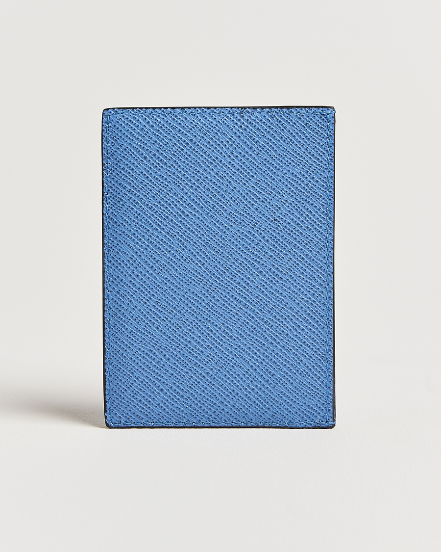Hombres | Billeteras | Smythson | Panama 773 Cardholder Nile Blue