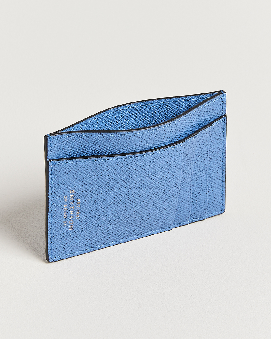 Hombres | Billeteras | Smythson | Panama 773 Cardholder Nile Blue