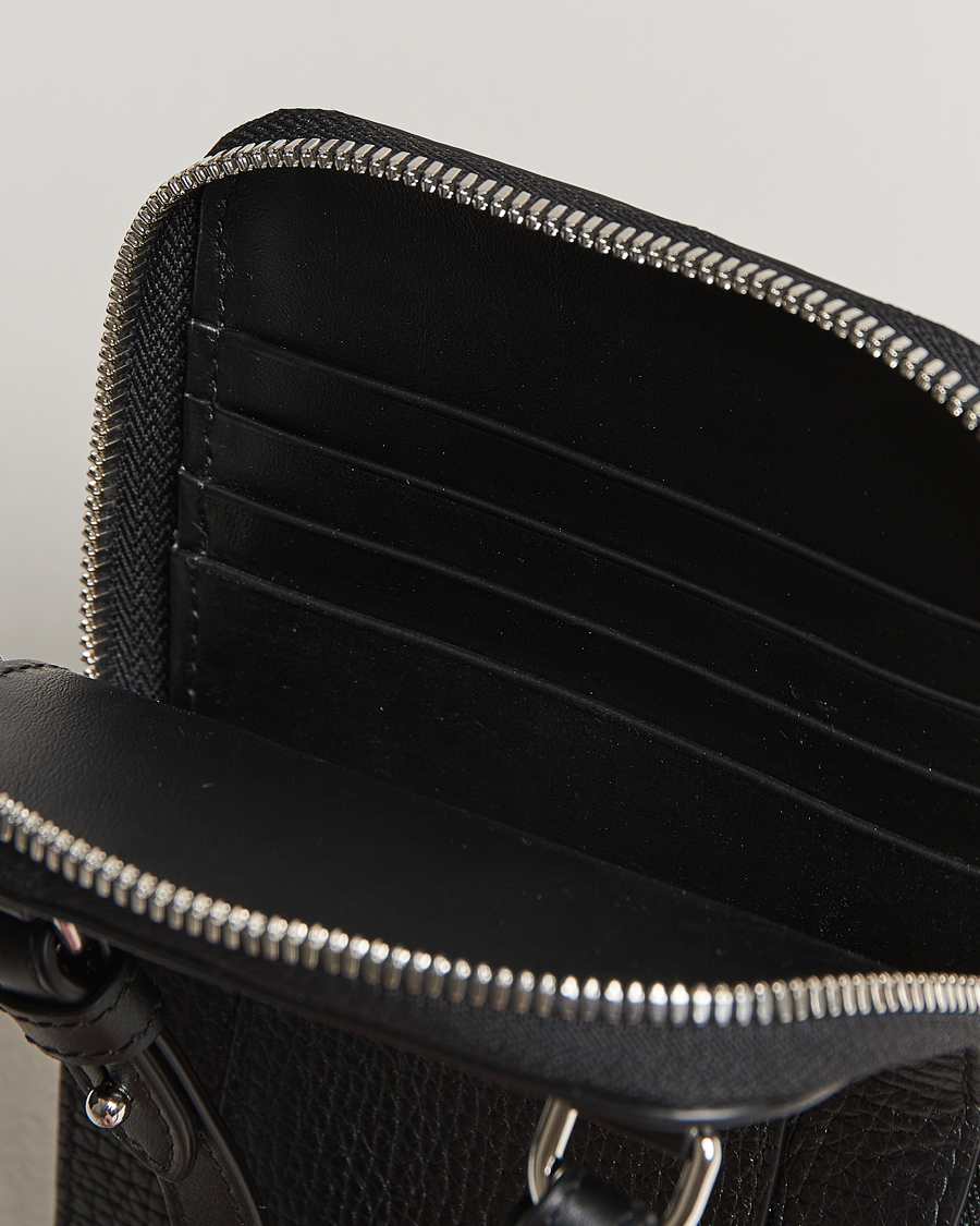 Hombres | Smythson Ludlow Crossbody Pouch Black | Smythson | Ludlow Crossbody Pouch Black