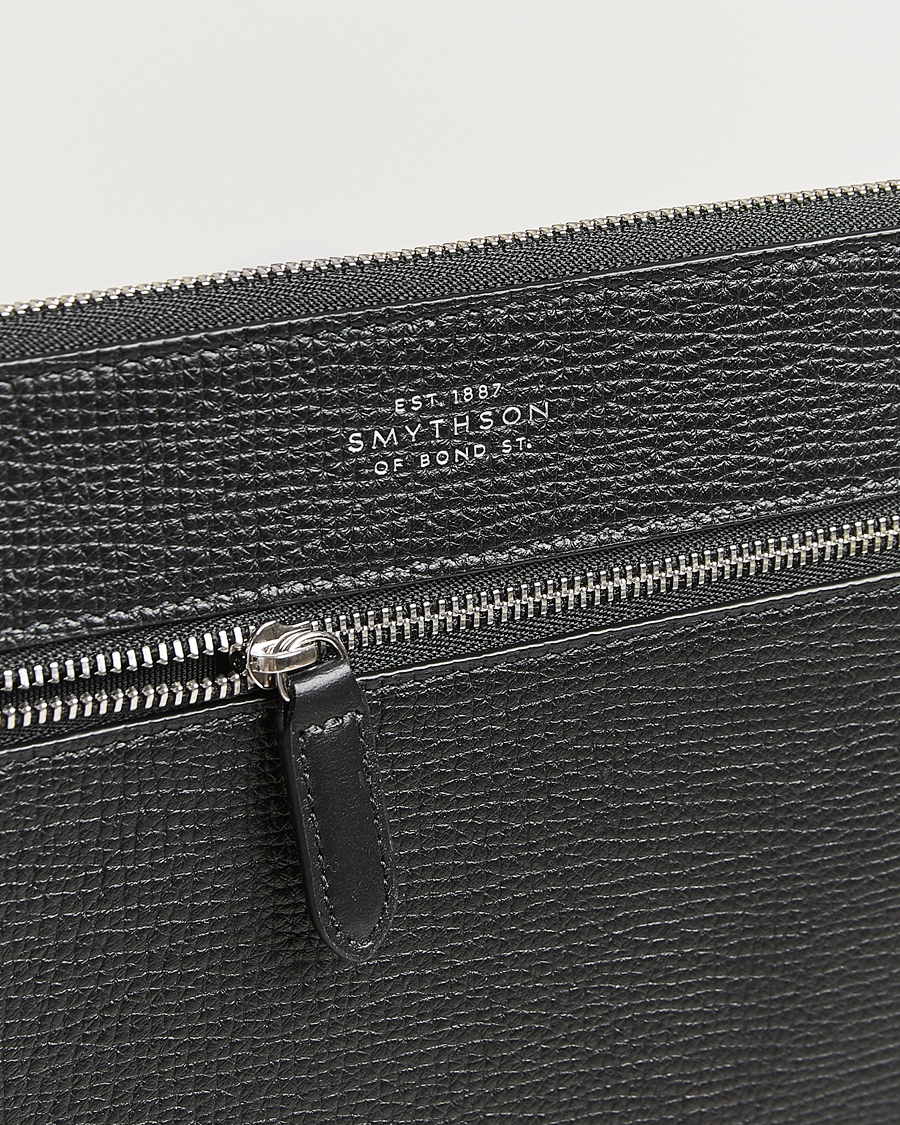 Hombres | Bolsos | Smythson | Ludlow Flat Organiser Pouch Black