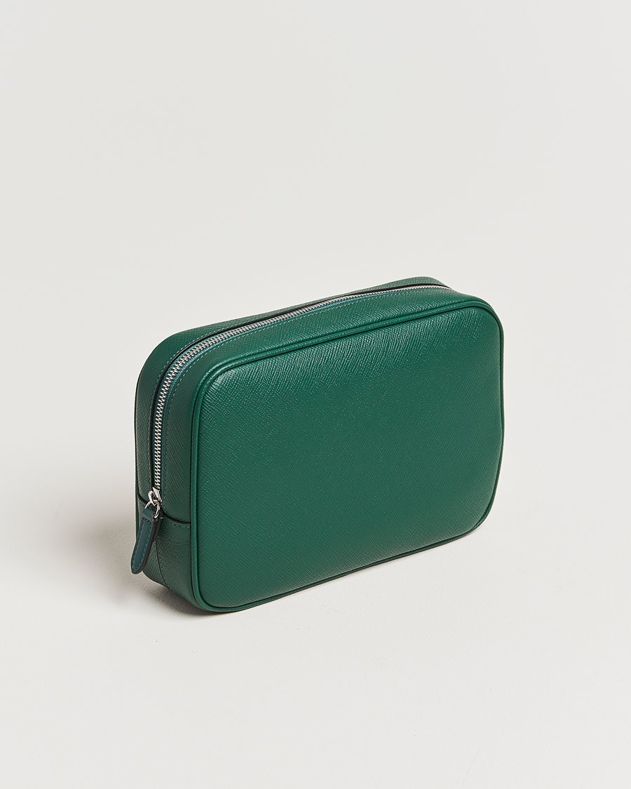 Hombres | Smythson Panama Organiser Tech Pouch Forest Green | Smythson | Panama Organiser Tech Pouch Forest Green