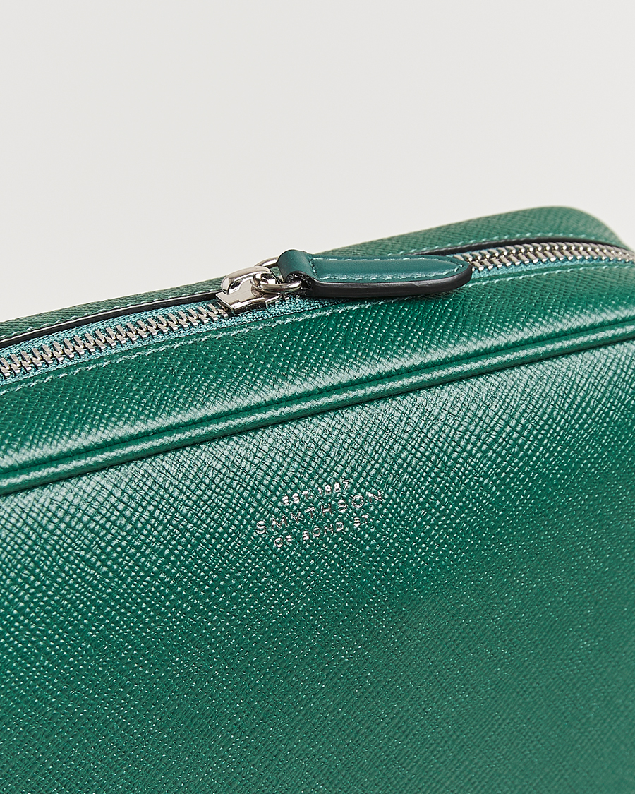 Hombres | Smythson Panama Organiser Tech Pouch Forest Green | Smythson | Panama Organiser Tech Pouch Forest Green