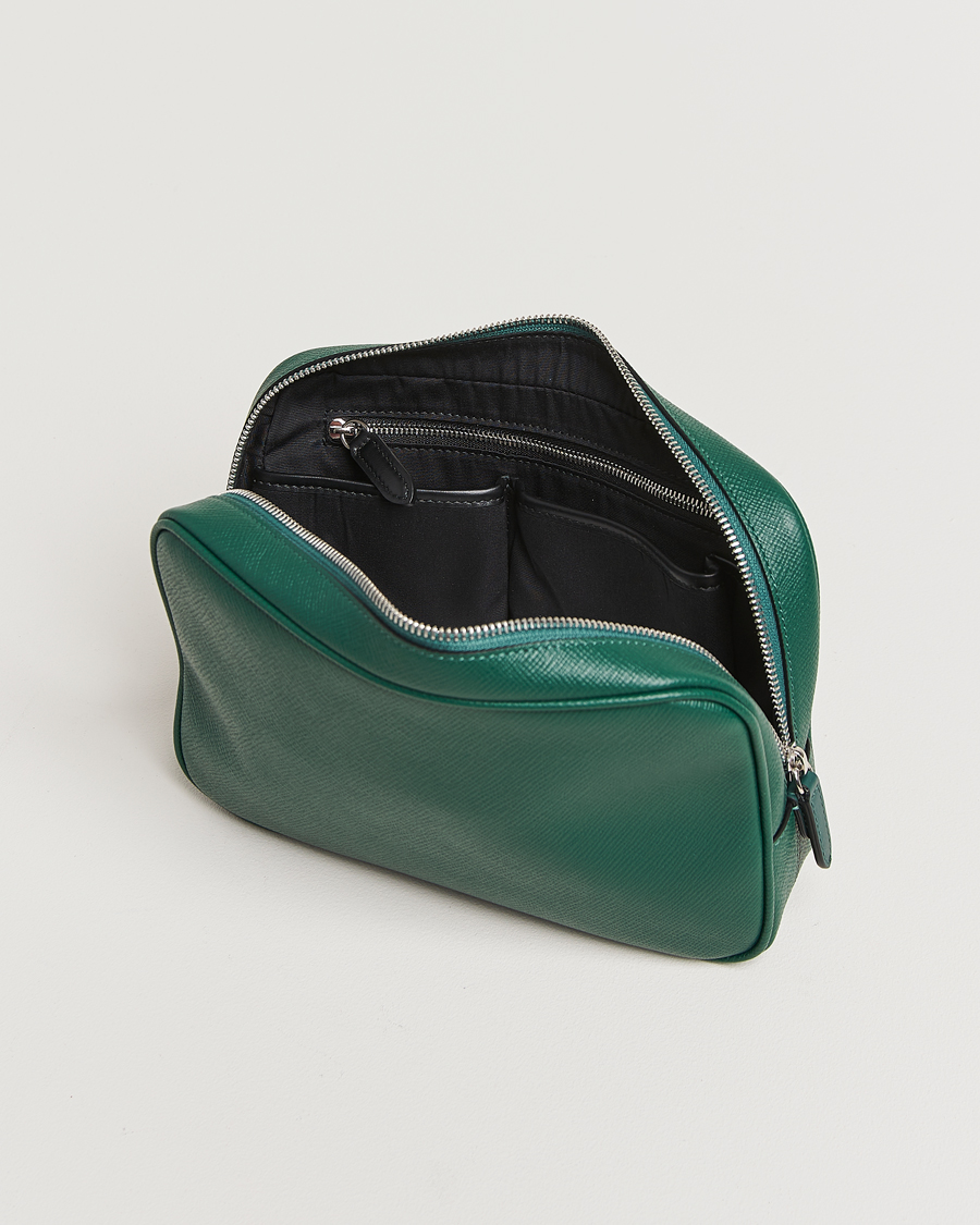 Hombres | Smythson Panama Organiser Tech Pouch Forest Green | Smythson | Panama Organiser Tech Pouch Forest Green