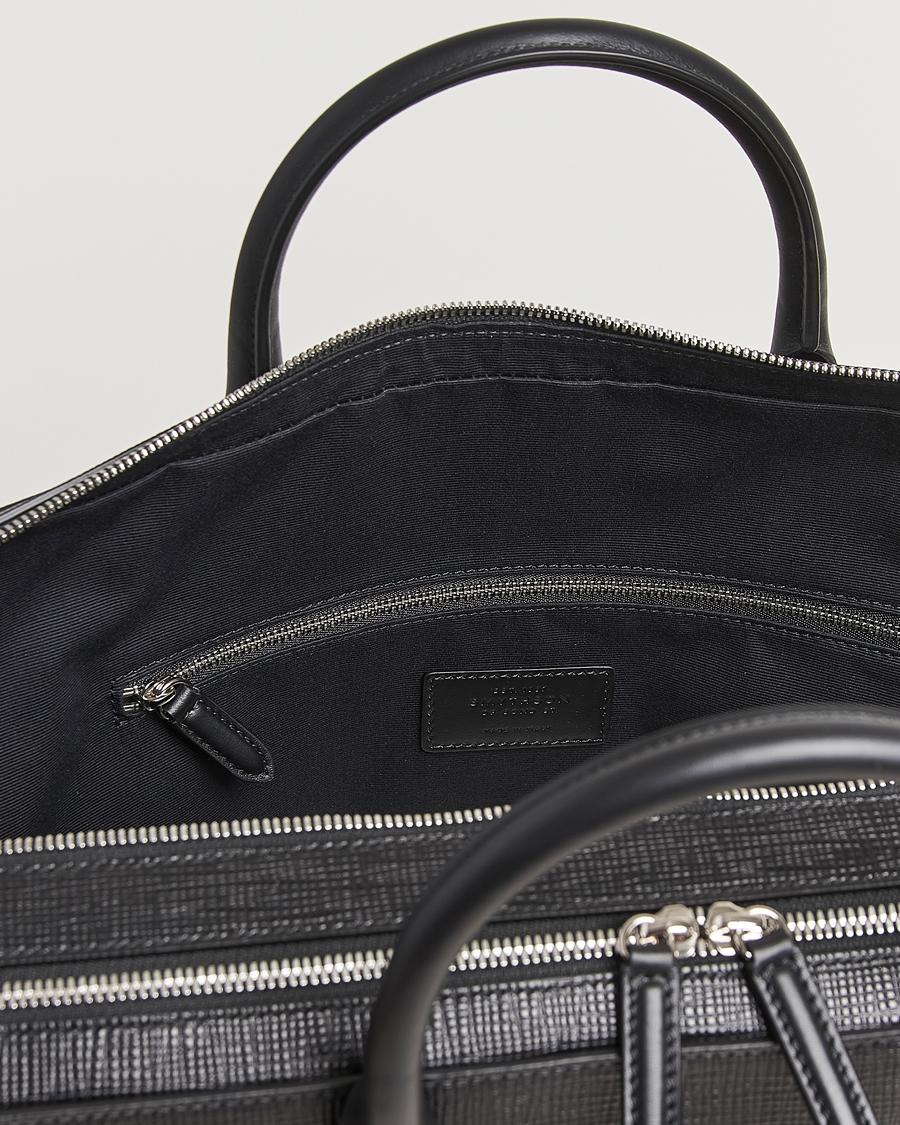 Hombres | Bolsos | Smythson | Panama Large Lightweight Briefcase Black
