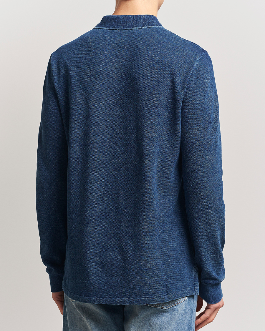 Hombres | Jerséis y prendas de punto | Polo Ralph Lauren | Custom Slim Fit Long Sleeve Polo Shirt Dark Indigo