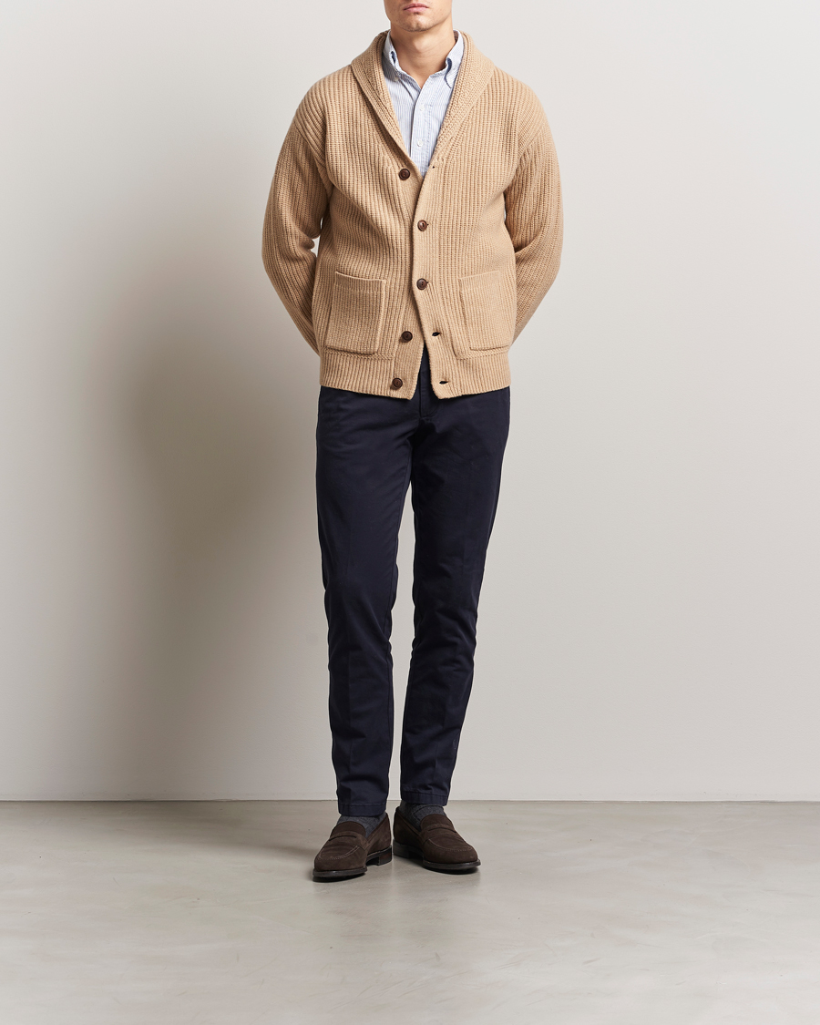Hombres | Jerséis y prendas de punto | Polo Ralph Lauren | Wool/Cashmere Cardigan Dune Melange