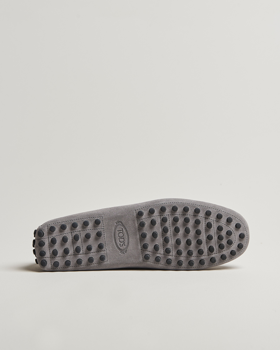 Hombres | Tod's Gommino Carshoe Grey Suede | Tod's | Gommino Carshoe Grey Suede